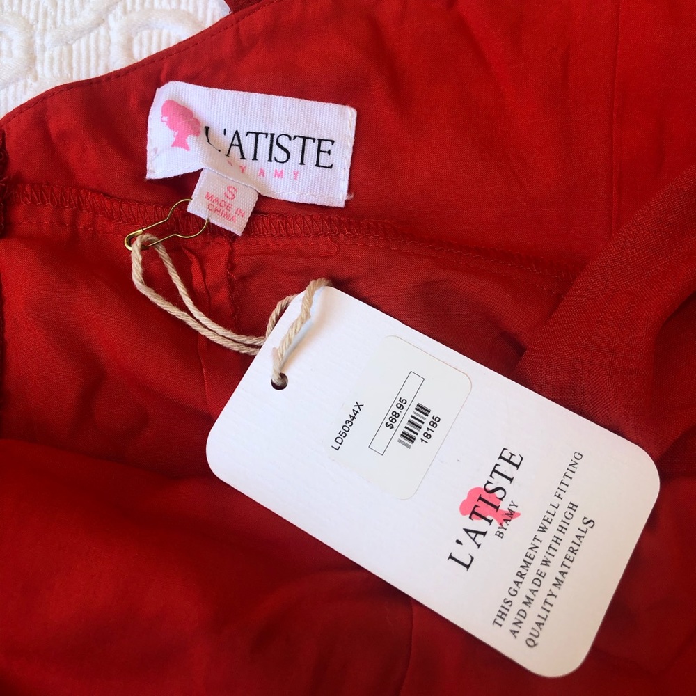 NWT Red Romper - Picture 6 of 7